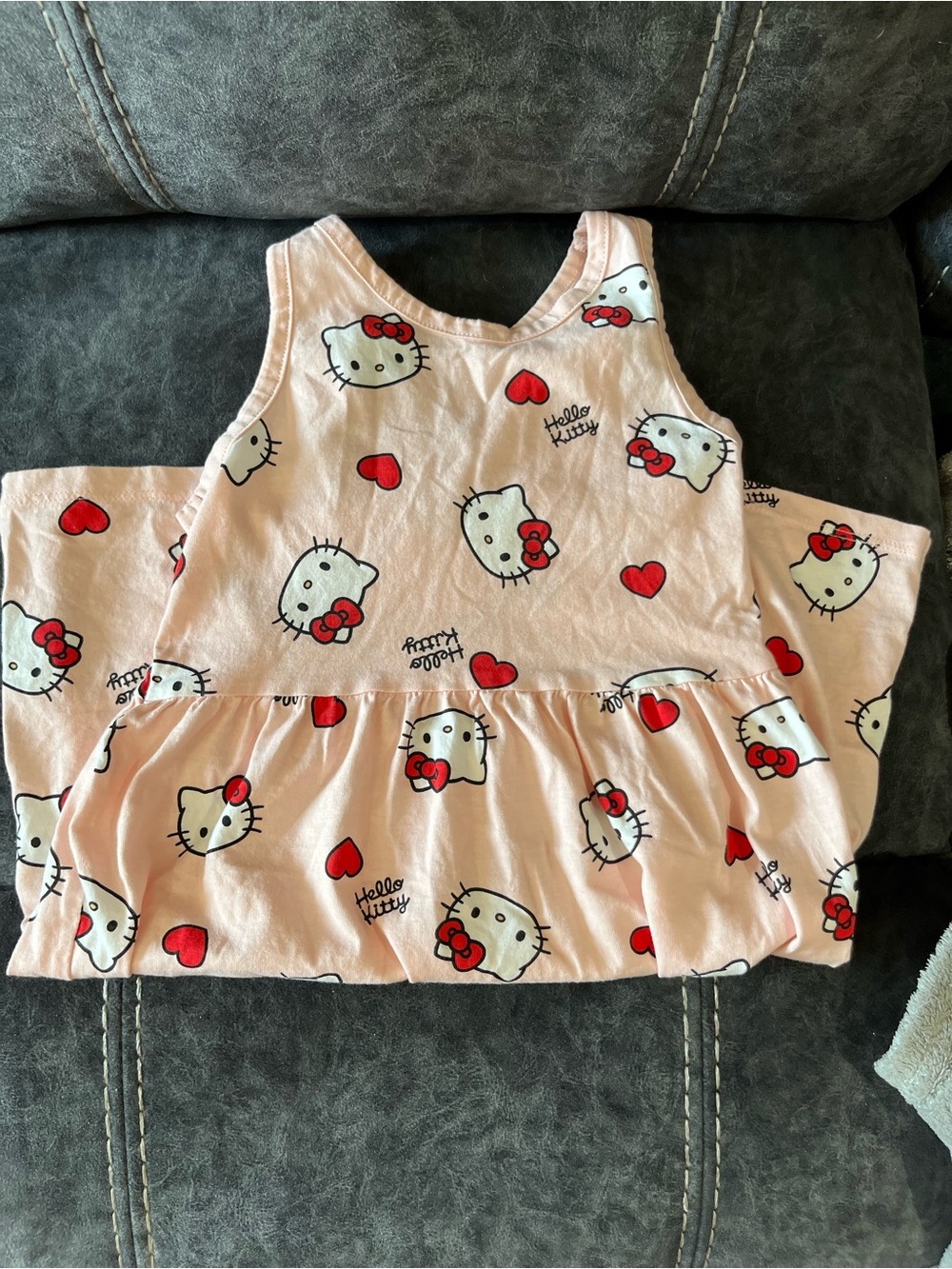 Hello Kitty Pink Sleeveless Dress